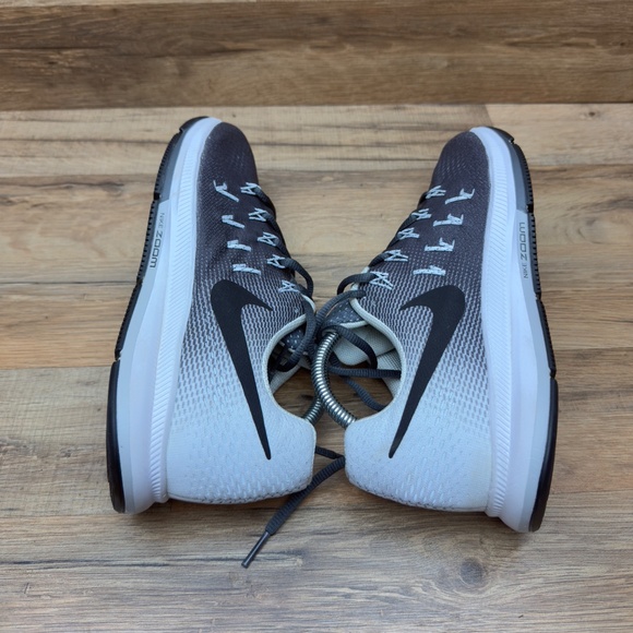 Nike Womens size 10 Air Zoom Pegasus 33 831356-002 Gray White Running Shoes - Picture 5 of 9
